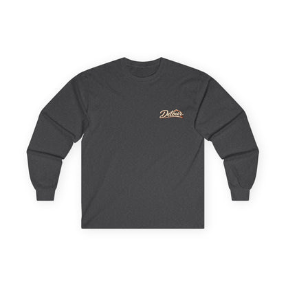 Detour Classic Car Long Sleeve Tee – 'Take The Long Way' Vintage Hot Rod Shirt