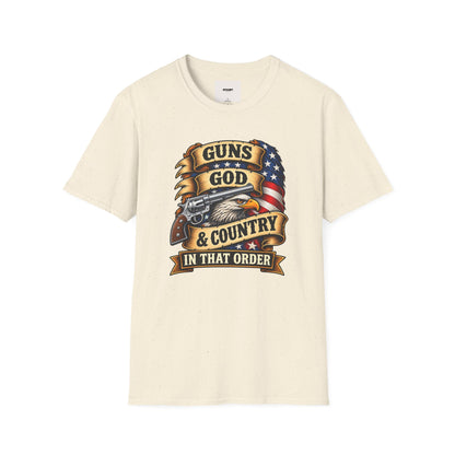 Guns God & Country Graphic T-Shirt