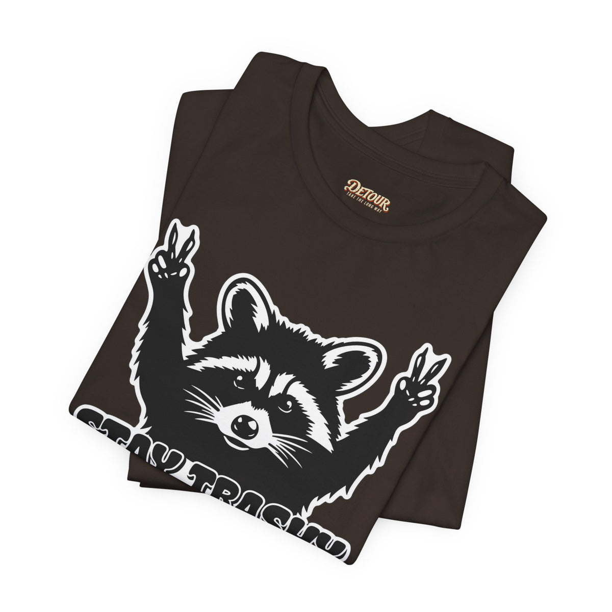 Stay Trashy Raccoon Graphic T-Shirt