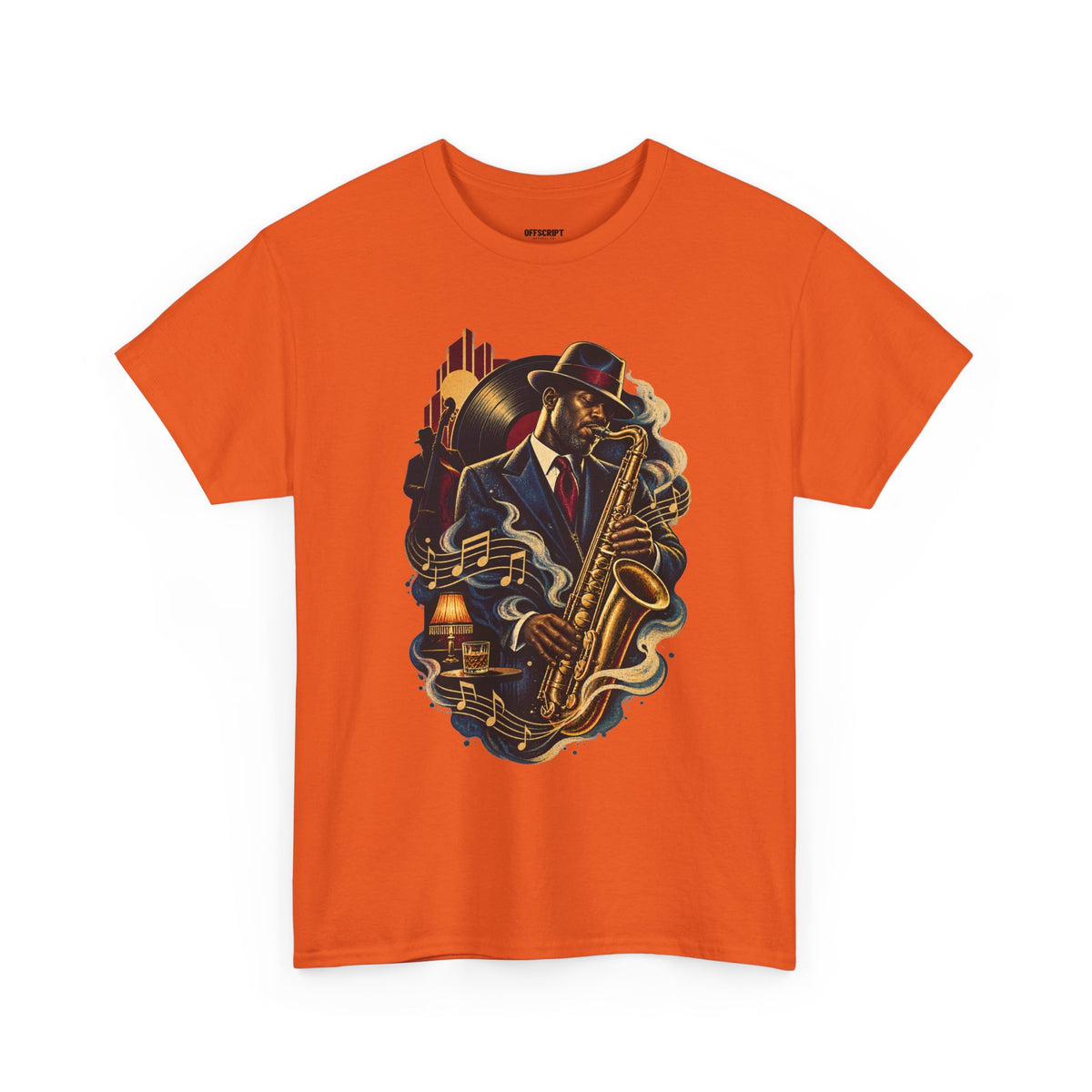 Saxophone Jazz Musician T-Shirt — Vintage Sax Player Tee