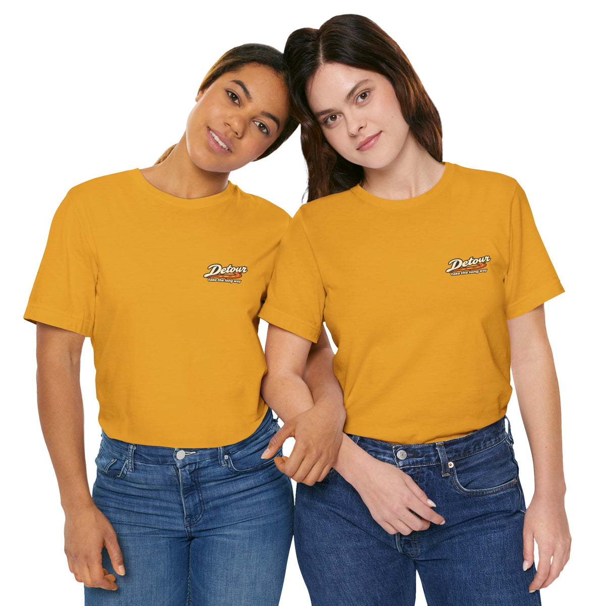 Detour Take the Long Way Road Trip Graphic T-Shirt
