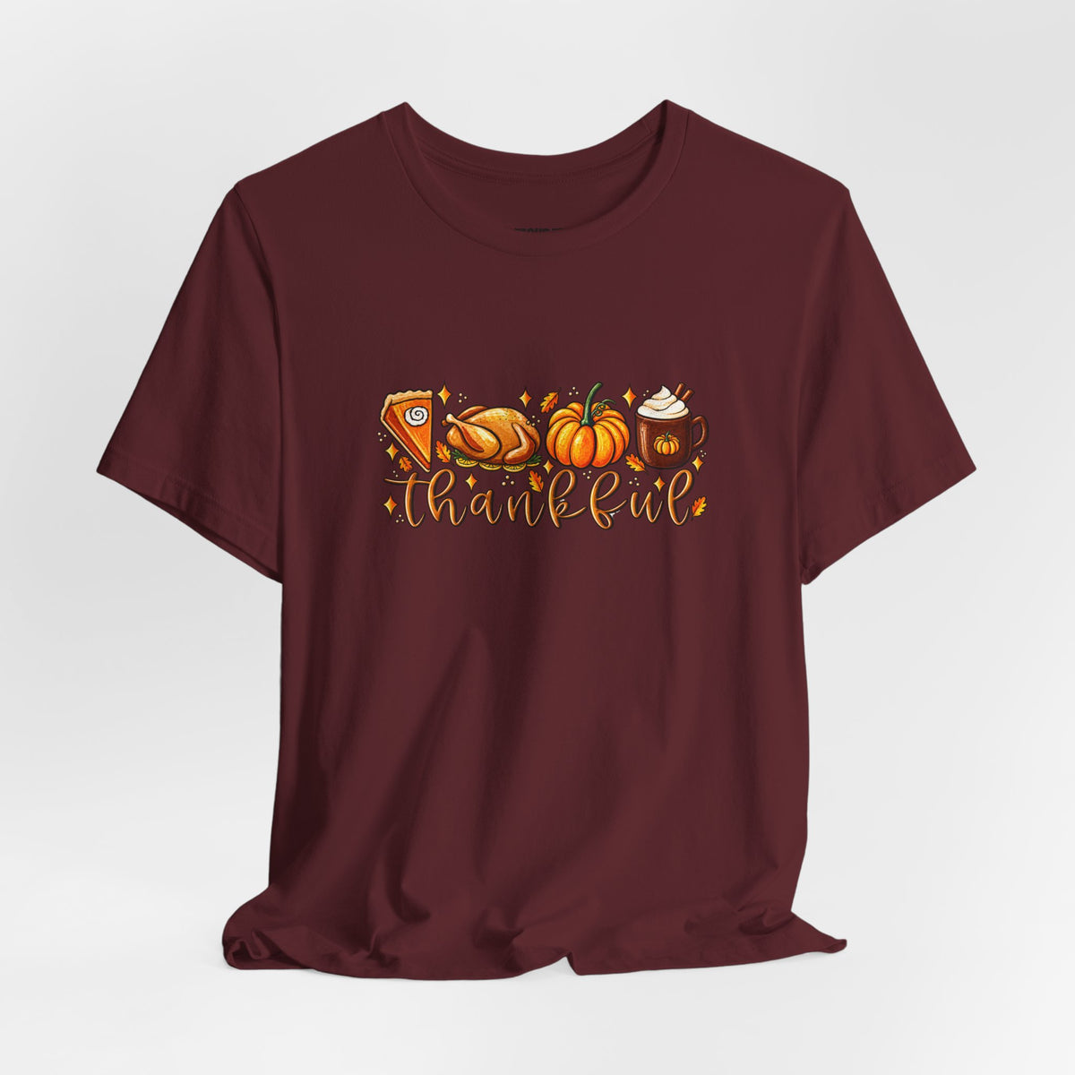 Thankful Harvest Tee — Thanksgiving Pumpkin & Pie Fall Shirt