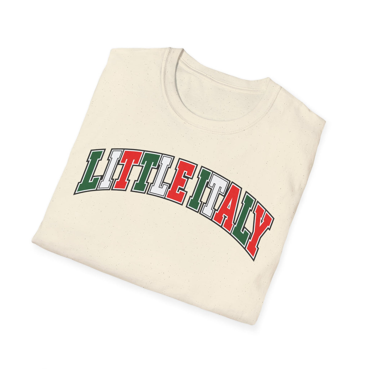 Little Italy T‑Shirt — Italian Flag Arch Graphic Tee