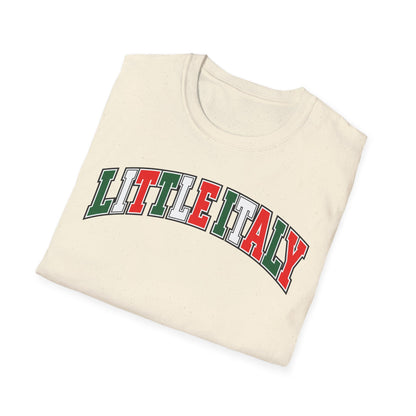 Little Italy T‑Shirt — Italian Flag Arch Graphic Tee