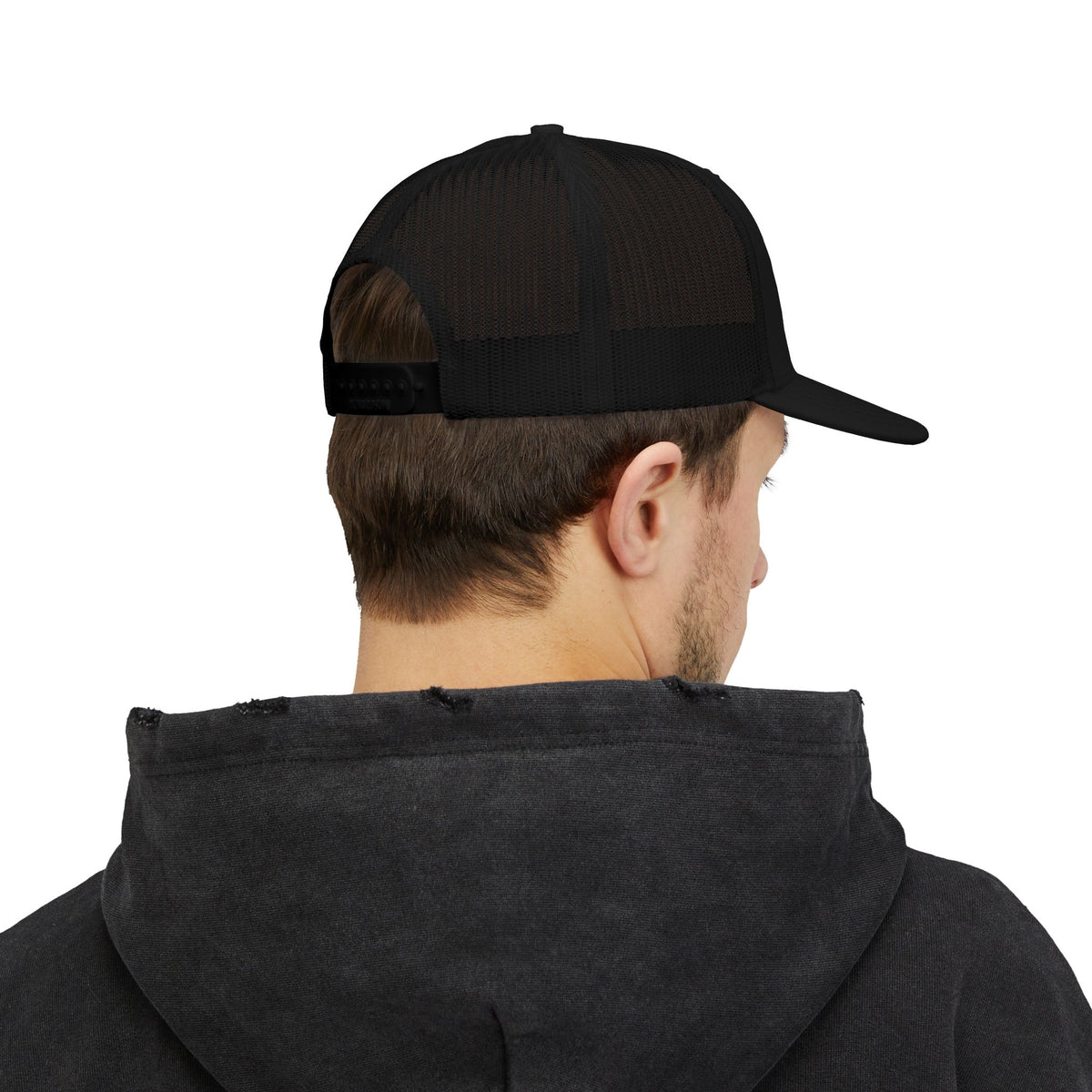 Lake Mode Trucker Hat — Embroidered Sunset Snapback Cap