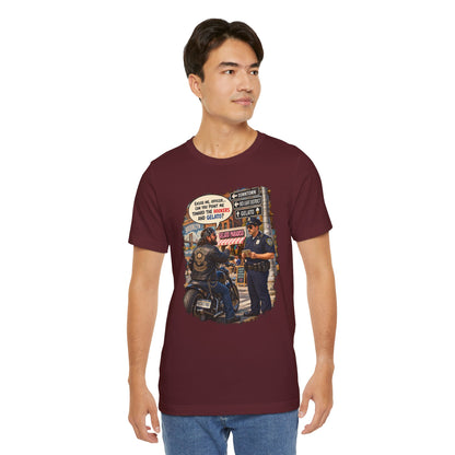 Motorcycle Rider Vintage Graphic Tee