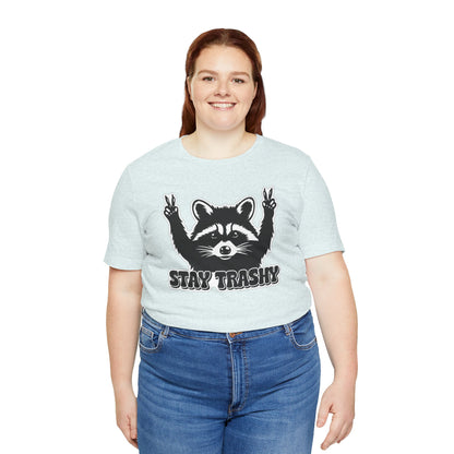 Stay Trashy Raccoon Graphic T-Shirt