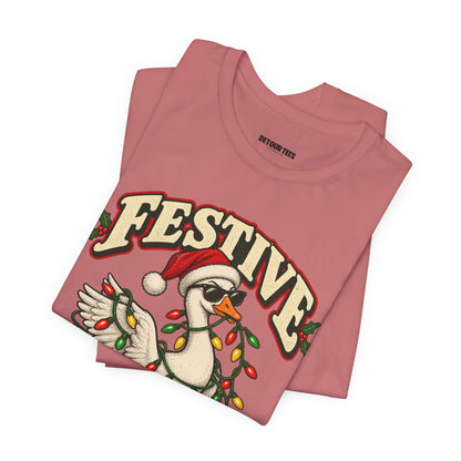 Festive Butterball Turkey Christmas Tee — Holiday Humor Shirt