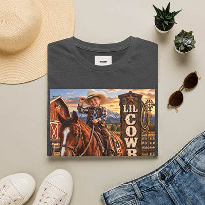 Kid's 'Lil Cowboy' T-Shirt — Cute Western Horse & Ranch Graphic