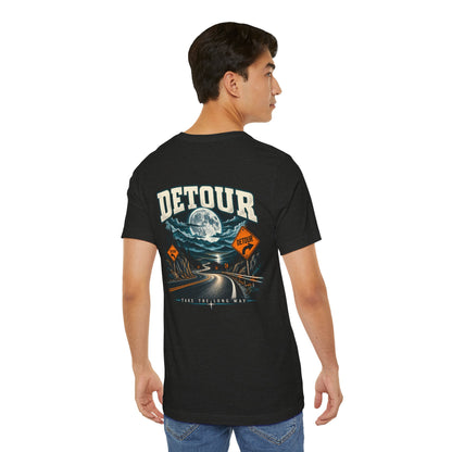 Detour Take the Long Way Road Trip Graphic T-Shirt