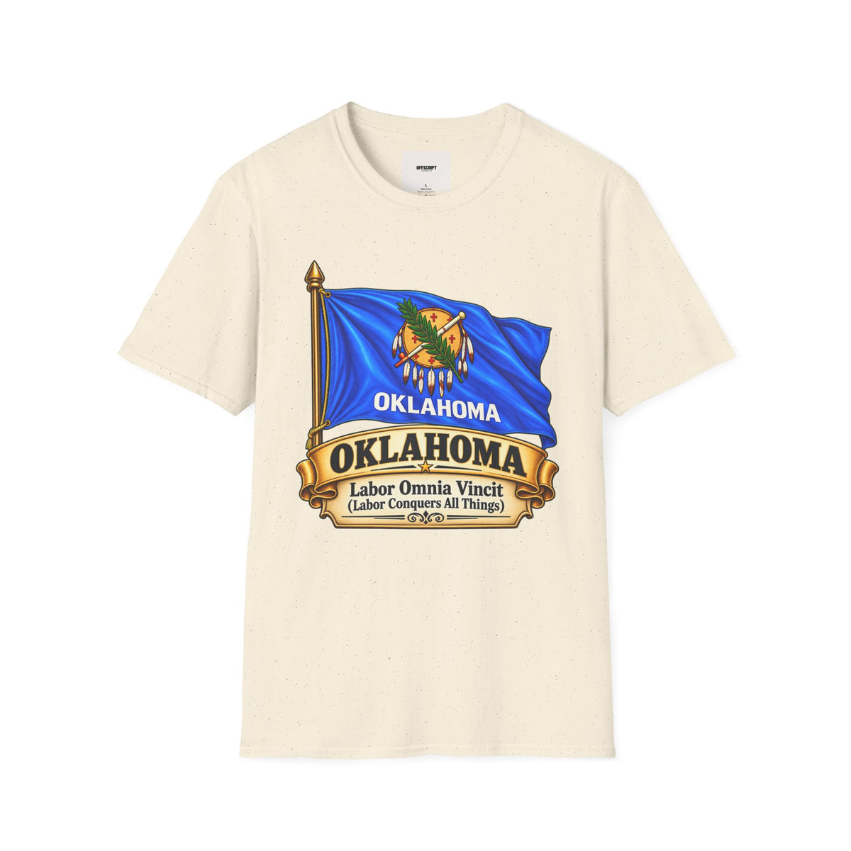 Oklahoma Flag T-Shirt — State Pride Tee with 'Oklahoma' & Seal