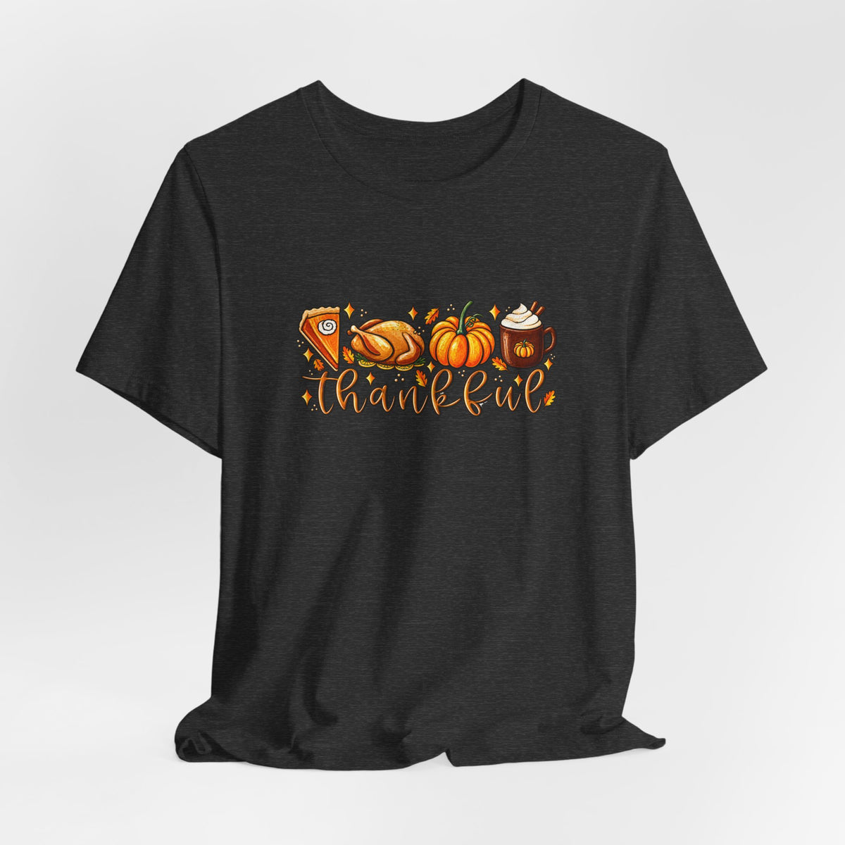 Thankful Harvest Tee — Thanksgiving Pumpkin & Pie Fall Shirt