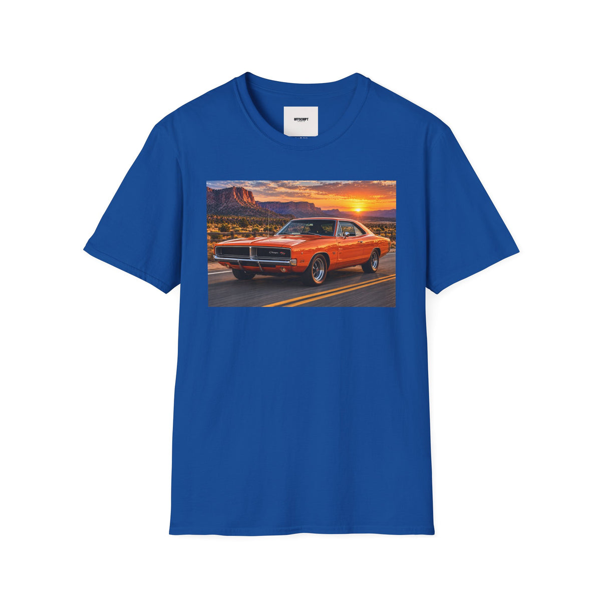 Classic Muscle Car Sunset T-Shirt