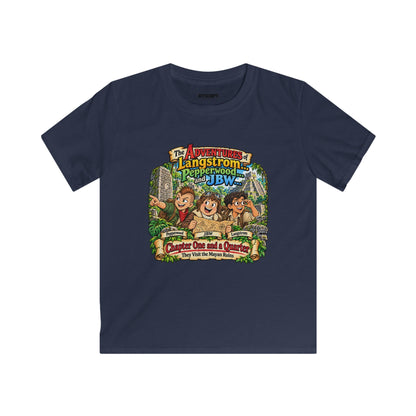 Kids Adventure T‑Shirt — "The Adventures of Langstrom & Pepperwood" Cartoon Tee