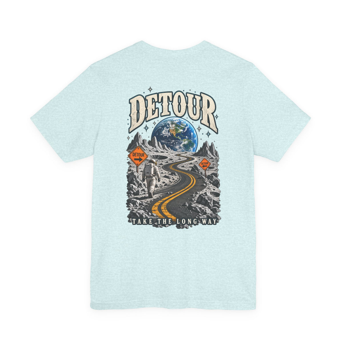 Detour Adventure Tee — 'Take the Long Way' Graphic T‑Shirt