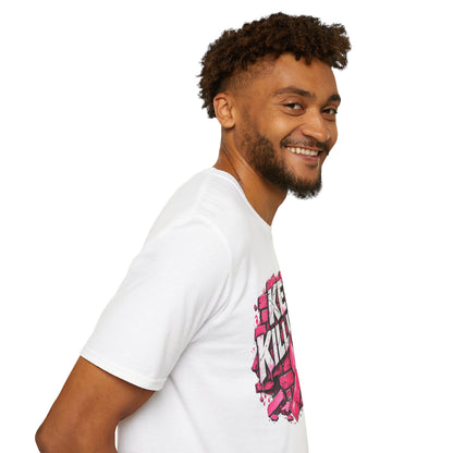 Keep Killing It pink ribbon T-Shirt | Breast Cancer Awareness, Motivational Graphic