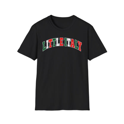 Little Italy T‑Shirt — Italian Flag Arch Graphic Tee