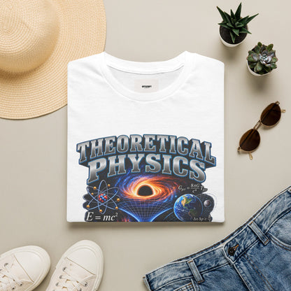 Theoretical Physics Graphic Tee — Science Galaxy Black Hole Design