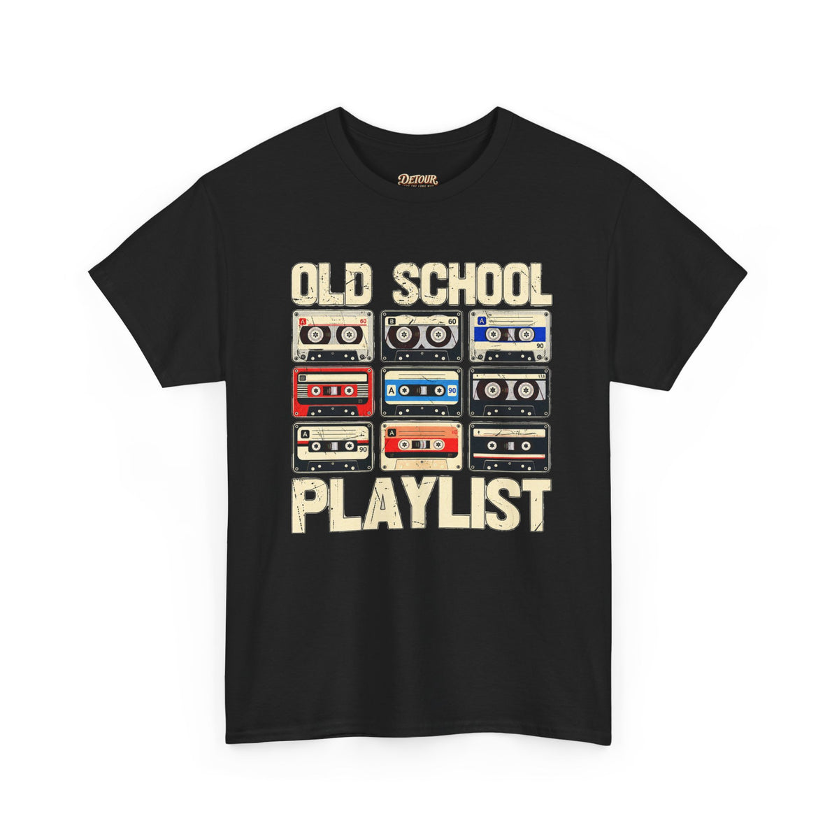 Old School Playlist Cassette Tape T-Shirt