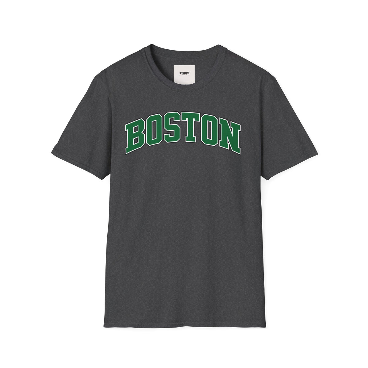 Boston Arch Logo T‑Shirt — Classic College Campus Tee