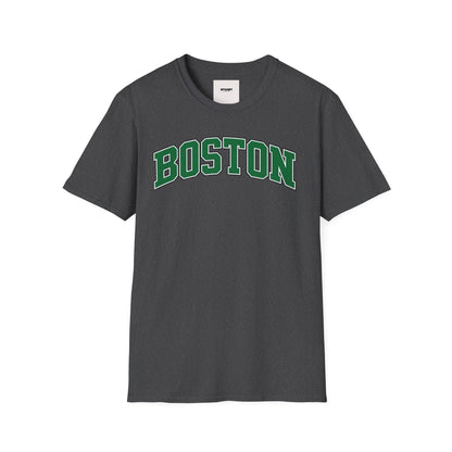 Boston Arch Logo T‑Shirt — Classic College Campus Tee