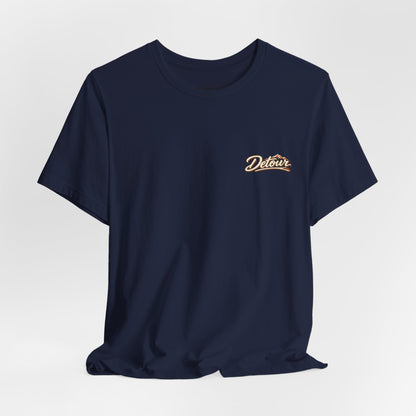 Detour Graphic Tee — 'Detour: Take the Long Way' Vintage Road Trip T‑Shirt
