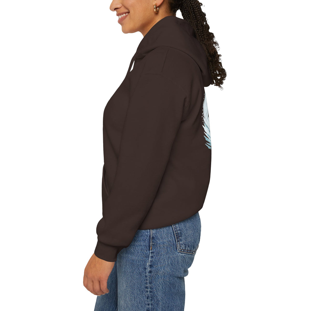 Snowboarding Hoodie – "Snowboarding Life" Graphic Pullover with Backboarder Illustration