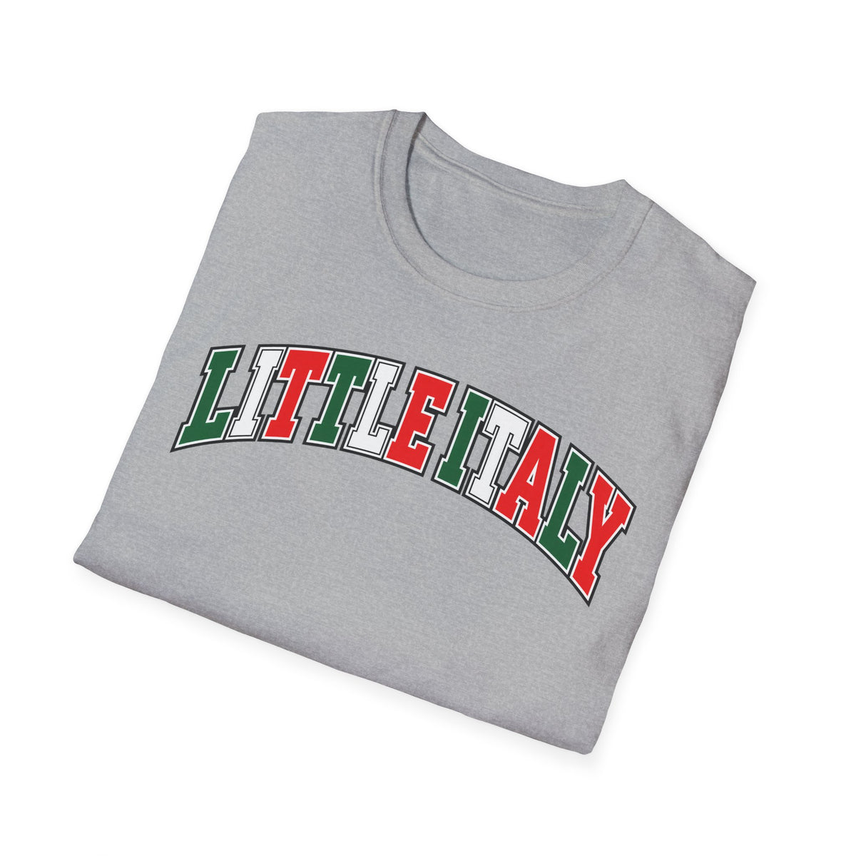 Little Italy T‑Shirt — Italian Flag Arch Graphic Tee