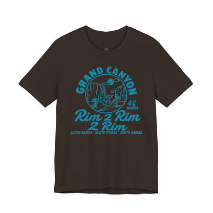 Grand Canyon Rim 2 Rim Graphic Tee — 42 Miles Adventure T-Shirt