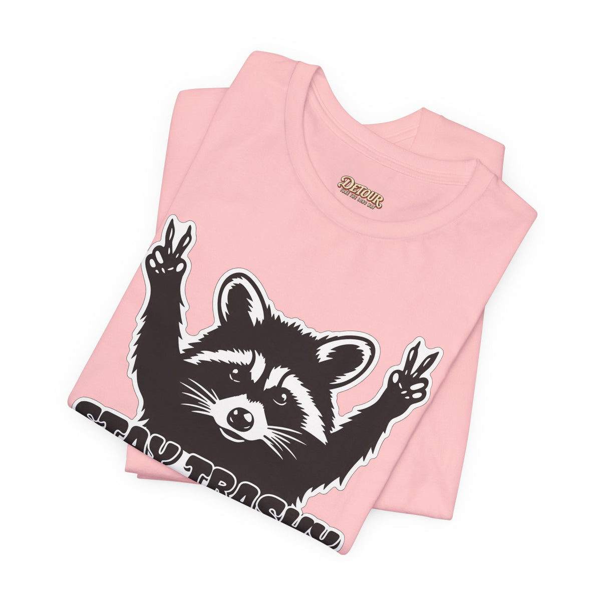 Stay Trashy Raccoon Graphic T-Shirt