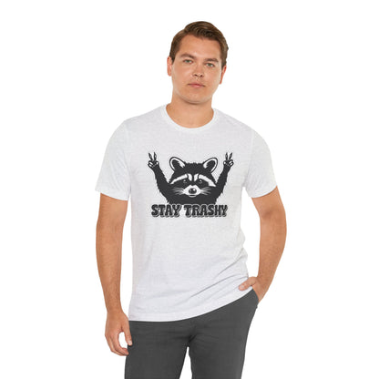 Stay Trashy Raccoon Graphic T-Shirt