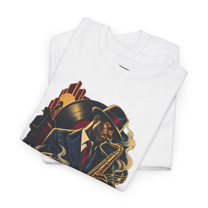 Saxophone Jazz Musician T-Shirt — Vintage Sax Player Tee