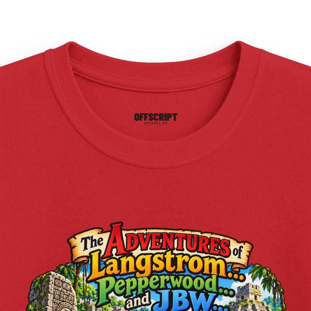 Kids Adventure T‑Shirt — "The Adventures of Langstrom & Pepperwood" Cartoon Tee