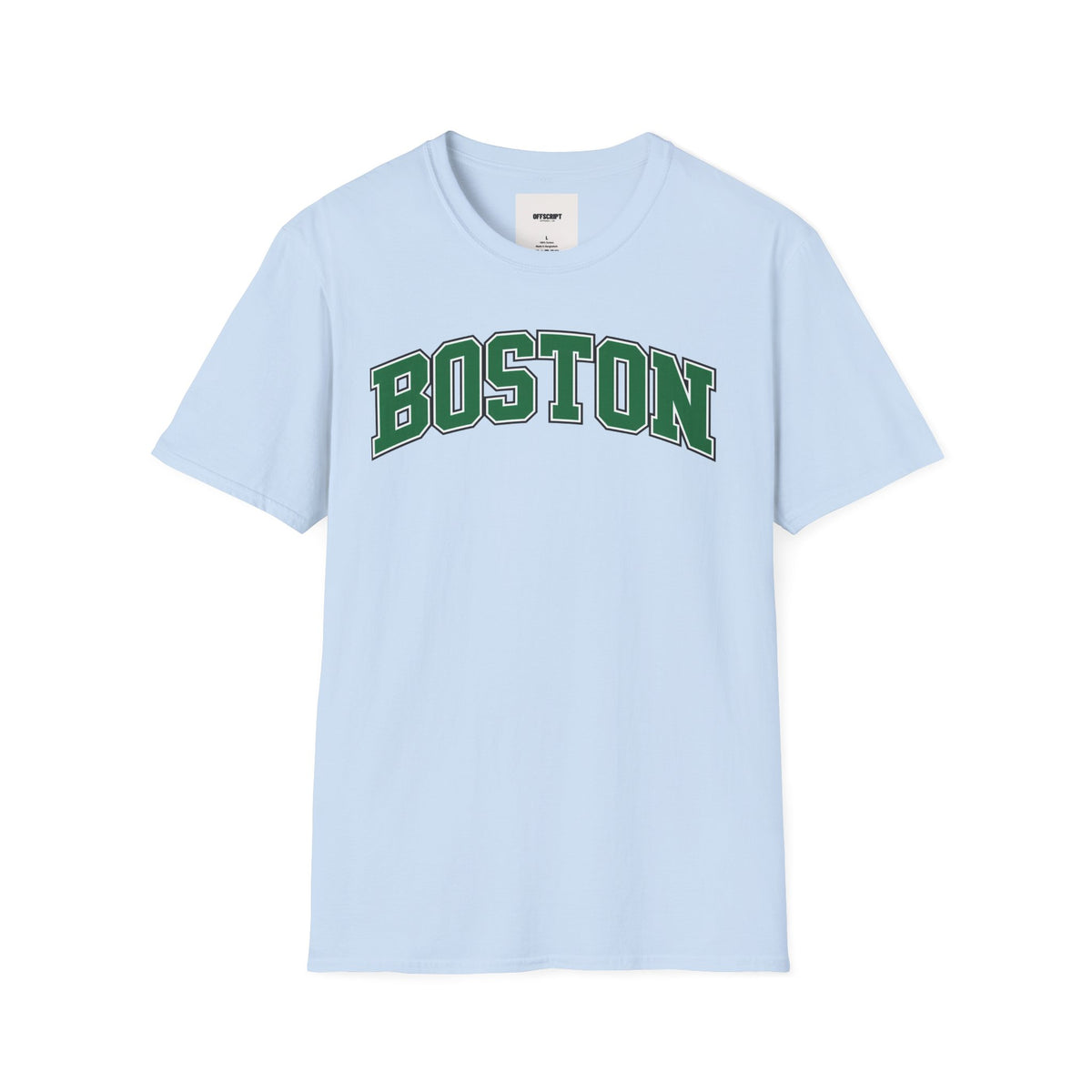 Boston Arch Logo T‑Shirt — Classic College Campus Tee