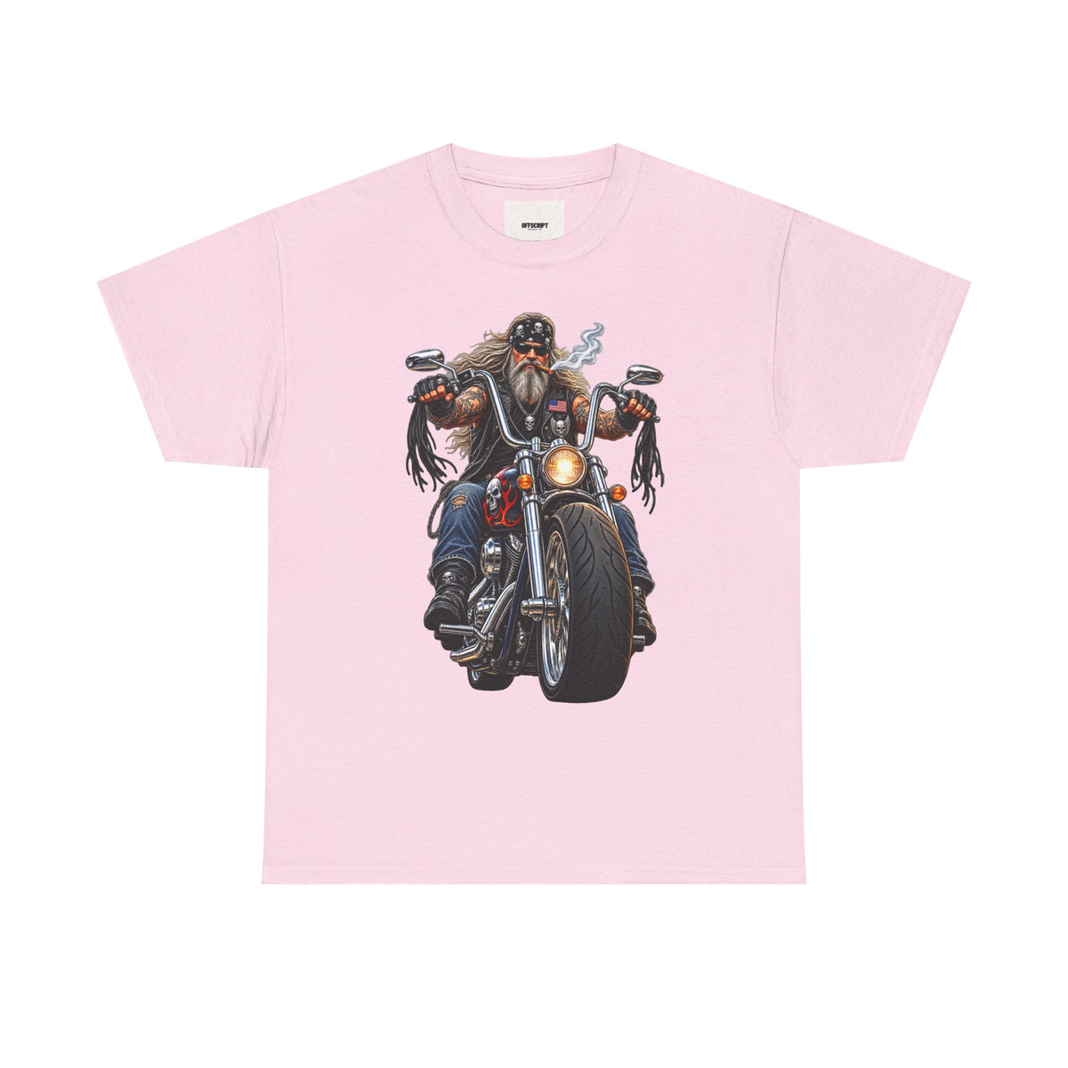 Biker Motorcycle Rider Graphic Tee — Vintage Road Rebel T‑Shirt