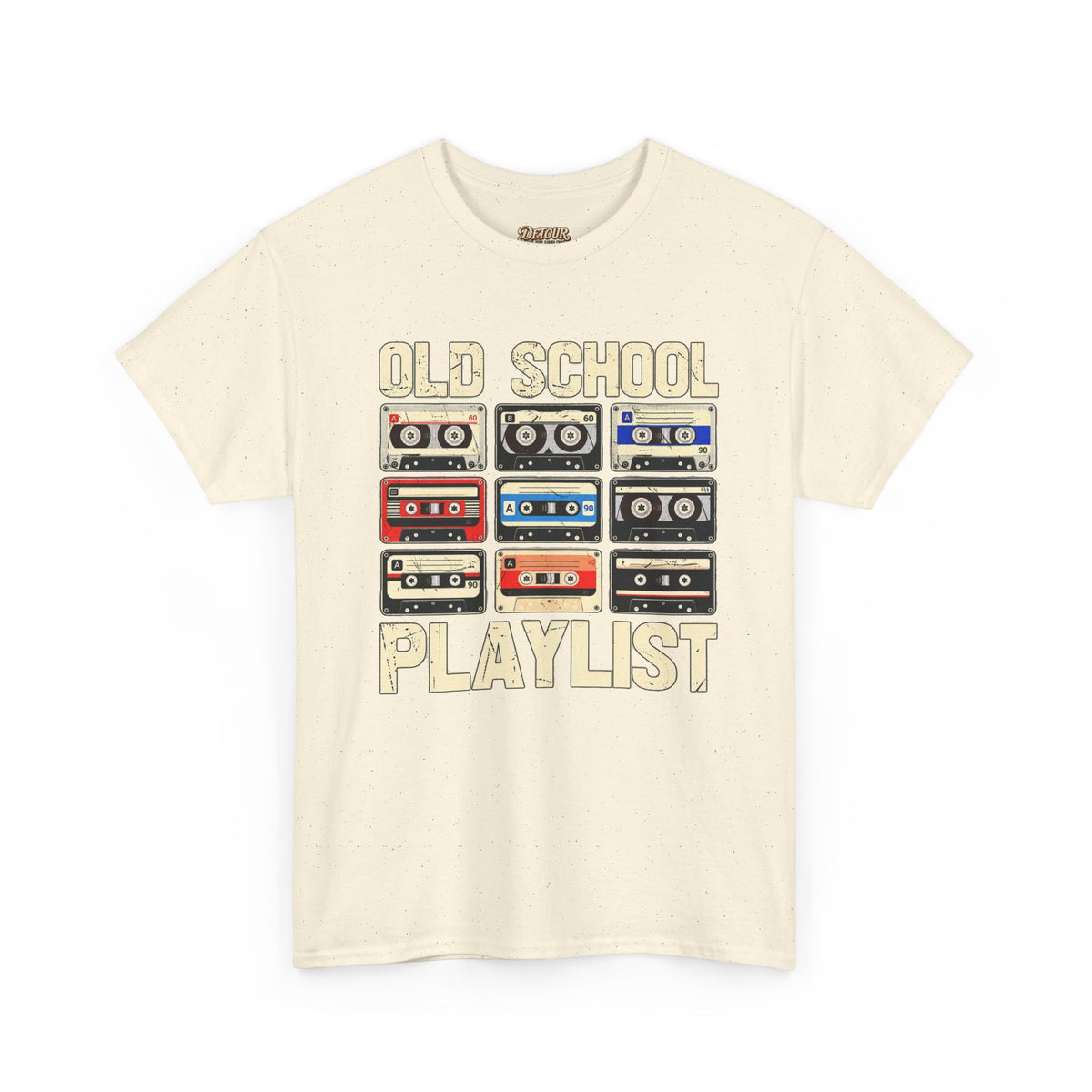 Old School Playlist Cassette Tape T-Shirt
