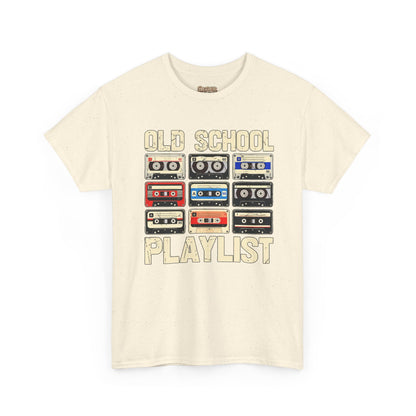 Old School Playlist Cassette Tape T-Shirt