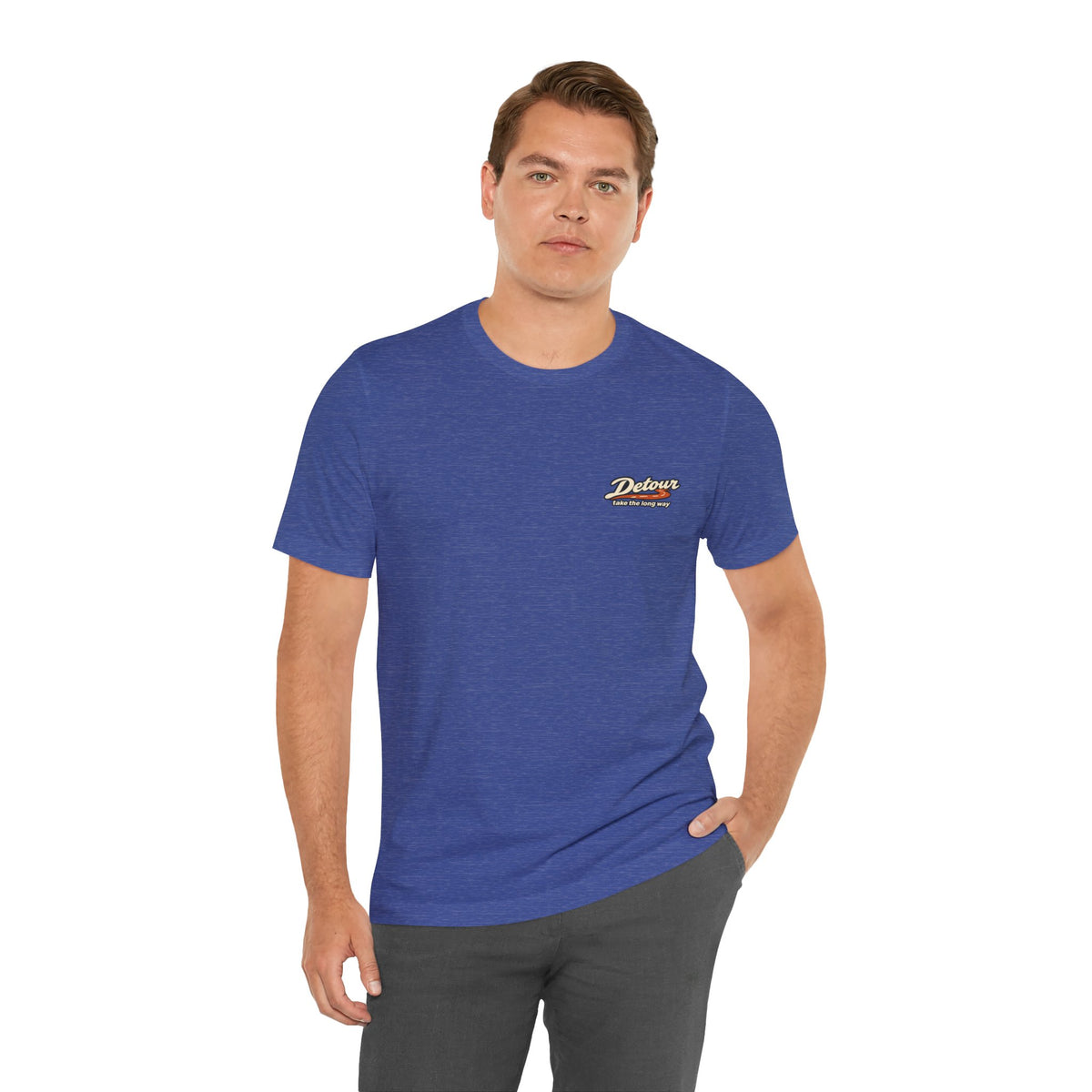 Detour Adventure Tee — 'Take the Long Way' Graphic T‑Shirt