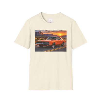 Classic Muscle Car Sunset T-Shirt