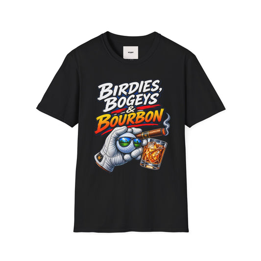 Birdies, Bogeys & Bourbon Golf T-Shirt