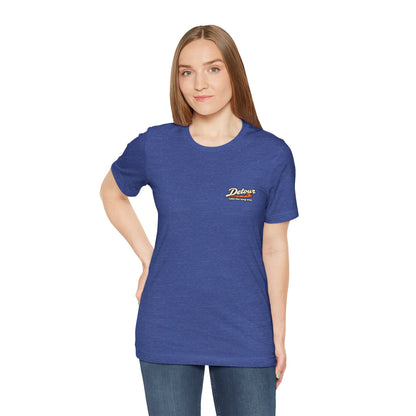 Detour Take the Long Way Road Trip Graphic T-Shirt