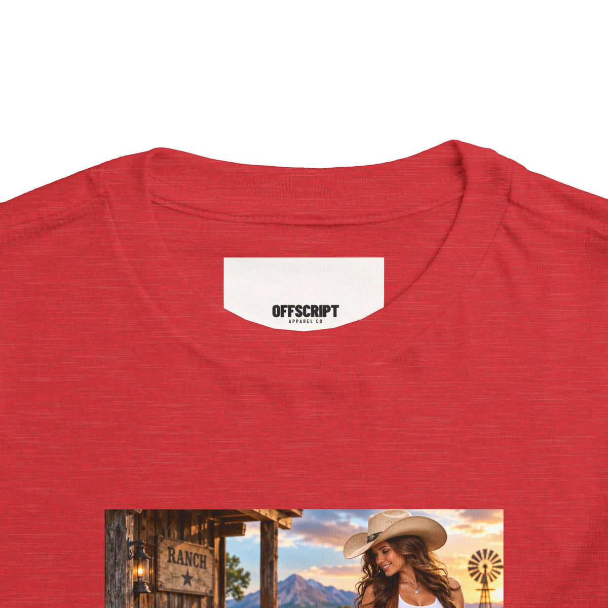Toddler Tee — "Howdy Ma'am" Cowgirl Graphic Kids Shirt