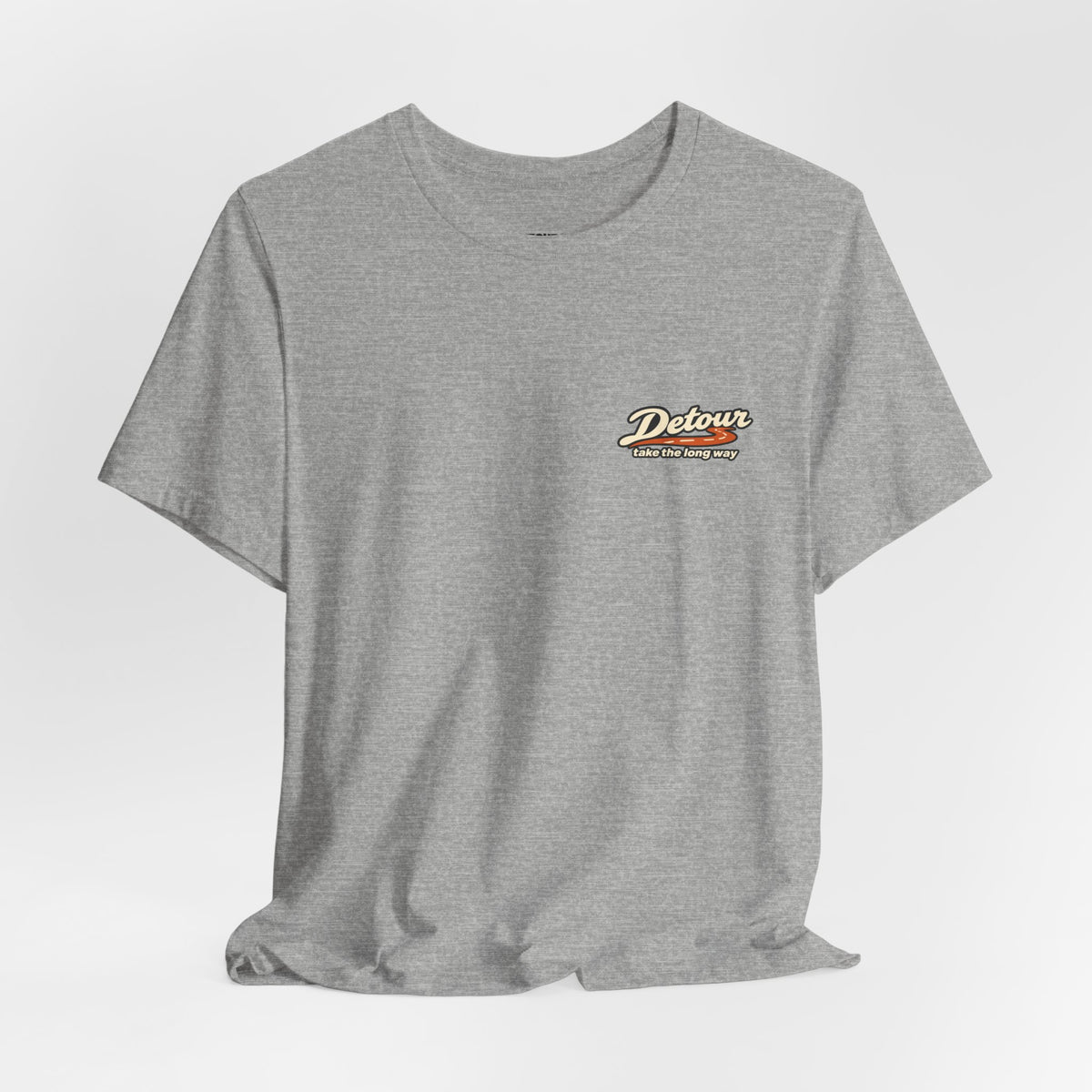 Detour Take the Long Way Road Trip Graphic T-Shirt