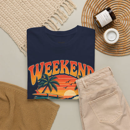 Weekend State of Mind Tee – Retro Surf Van Sunset T-Shirt