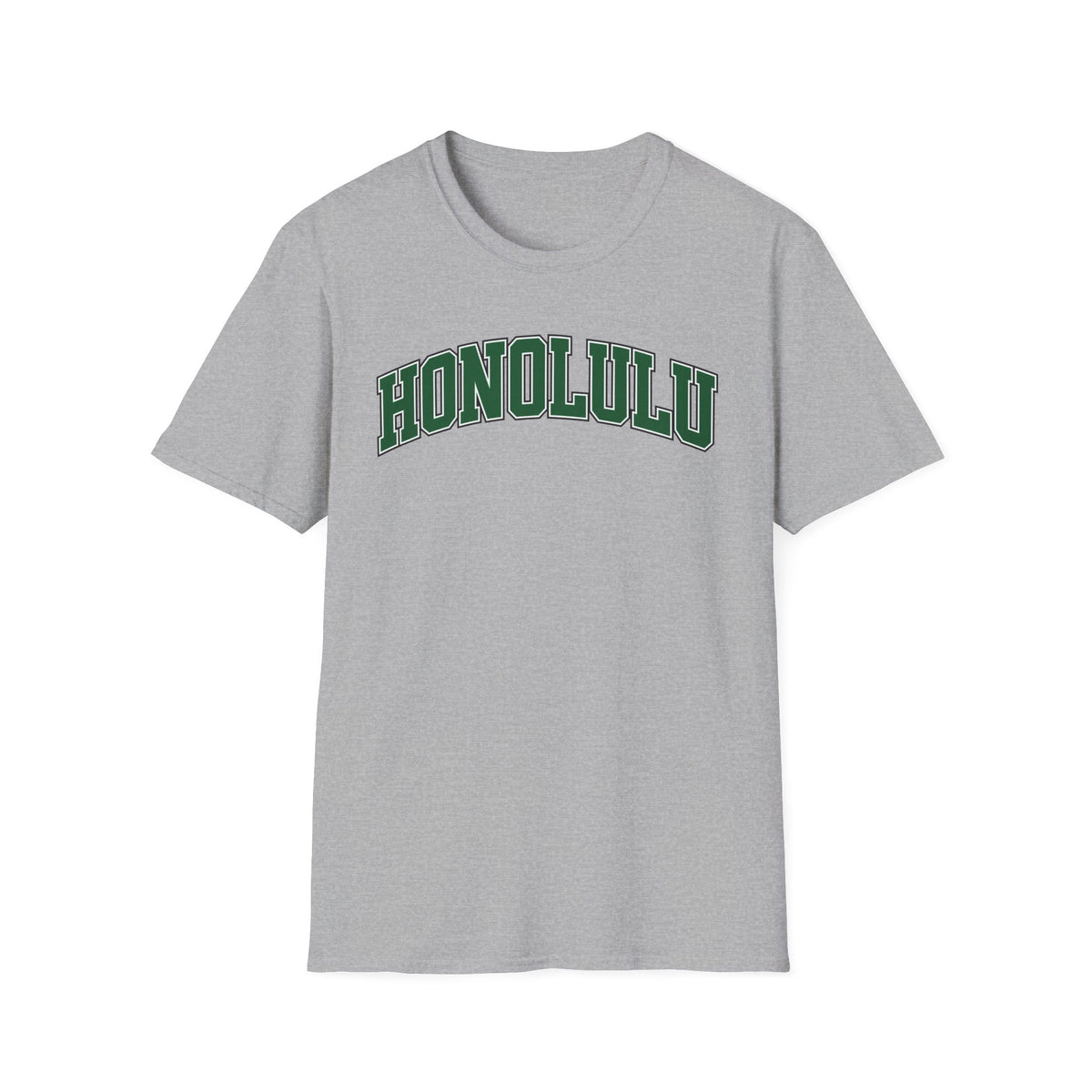 Honolulu Arch Logo T-Shirt — Vintage Collegiate Hawaii Tee