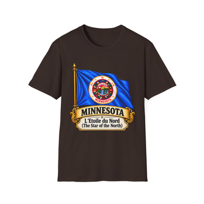 Minnesota Flag T-Shirt — "L'Étoile du Nord" State Pride Tee