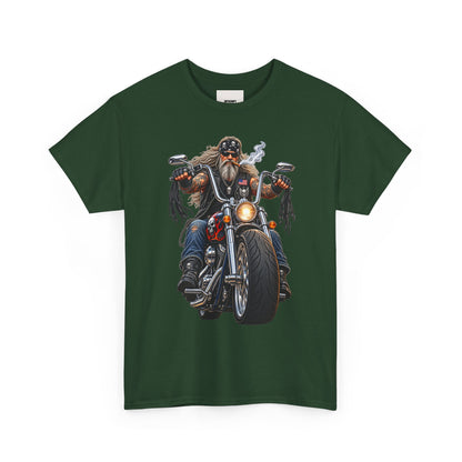 Biker Motorcycle Rider Graphic Tee — Vintage Road Rebel T‑Shirt
