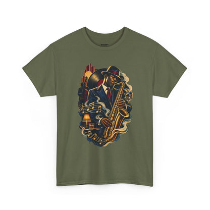 Saxophone Jazz Musician T-Shirt — Vintage Sax Player Tee