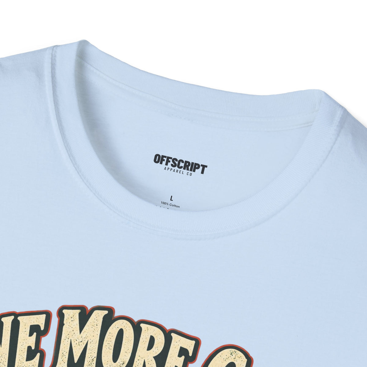Fishing T-Shirt — "One More Cast" Bass Graphic Tee