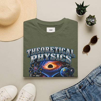 Theoretical Physics Graphic Tee — Science Galaxy Black Hole Design
